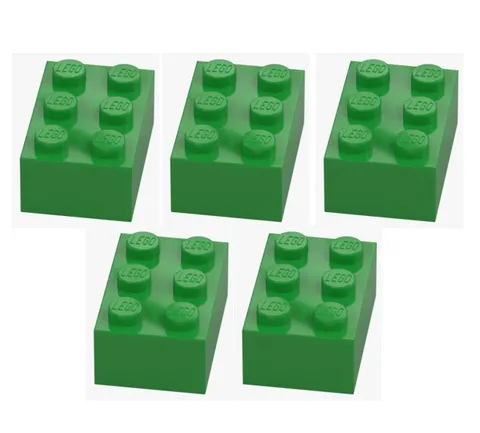 LEGO ® 5x brick 2x3 bright green 3002 6366701 green building block spare parts brick New
