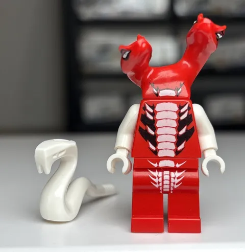 LEGO Ninjago Fangdam Minifigure Red Snake (njo0048) 9445 9457 9571 Staff