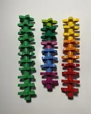 Lego Duplo Flowers Lot of 31 Red Green Yellow Orange Multicolor