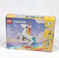 LEGO Creator 3-IN-1  Magical Unicorn Set 145 Pieces  Ages 7+ New In Box