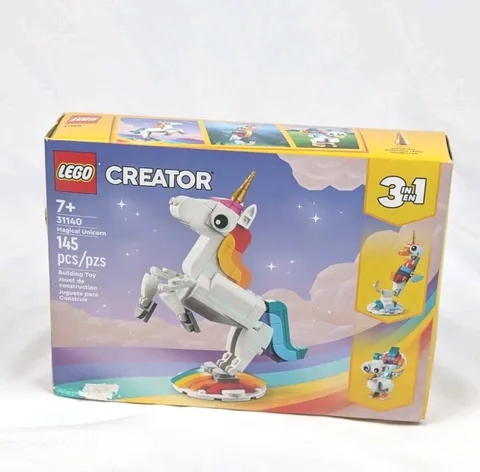 LEGO Creator 3-IN-1  Magical Unicorn Set 145 Pieces  Ages 7+ New In Box