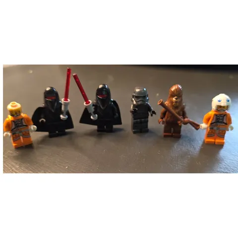 LEGO Star Wars Minifigures Lot of 6 Chewbacca Shadow Guard Stormtrooper Pilot