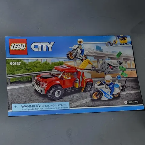 Lego 60137 City Police Tow Truck Heist - INSTRUCTION MANUAL ONLY