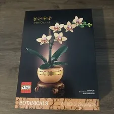 LEGO Botanicals: Mini Orchid Building Set (10343) - Flower Decor - NIB
