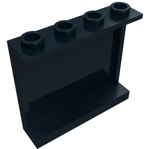 10x LEGO® Part 60581 - Panel 1 x 4 x 3 with Side Supports - Hollow Studs