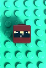 Lego Minecraft Kai Minifigure Head From Retired Set 21160 (The Illager Raid)
