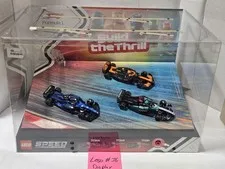 LEGO Speed Champions 77244 77249 77251 F1 Lighted Store Display Case Clear