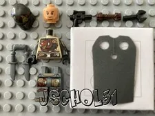 LEGO Star Wars Mandalorian Minifigure w/ Mud Splotches (sw1539) from set 75453