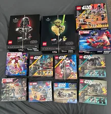 LEGO Star Wars & Marvel Playsets! 12 Total!! **READ DESCRIPTION**