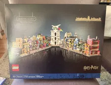 LEGO Harry Potter Diagon Alley Wizarding Shops 76444 2750 pcs 18+