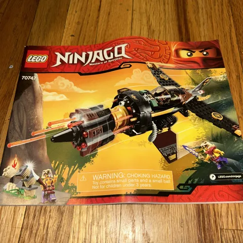 LEGO Instruction MANUAL ONLY No Bricks Ninjago 70747