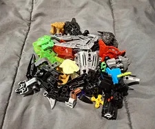 LEGO BIONICLE Parts Bulk Lot Mixed Pieces and Masks Multicolor Plastic