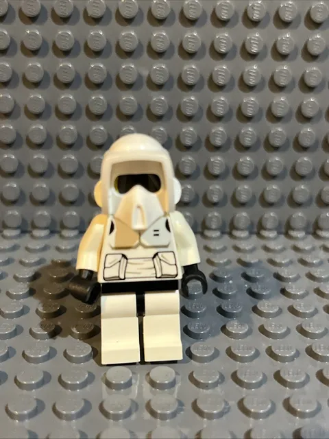 Star Wars Imperial Scout Trooper Yellow Head & Black Visor LEGO Minifigure