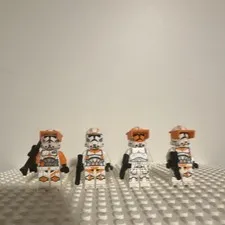 LEGO Star Wars Clone Trooper Minifigure Lot x4 212th Trooper