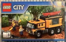 Lego City Instruction Manual #60160 Jungle Vehicle Excellent Condition
