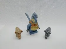 LEGO Star Wars Minifigure - Watto and Geonosian heads READ DESC