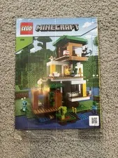 SEALED LEGO Minecraft The Modern Treehouse 21174 - Illustrated Manual Booklet