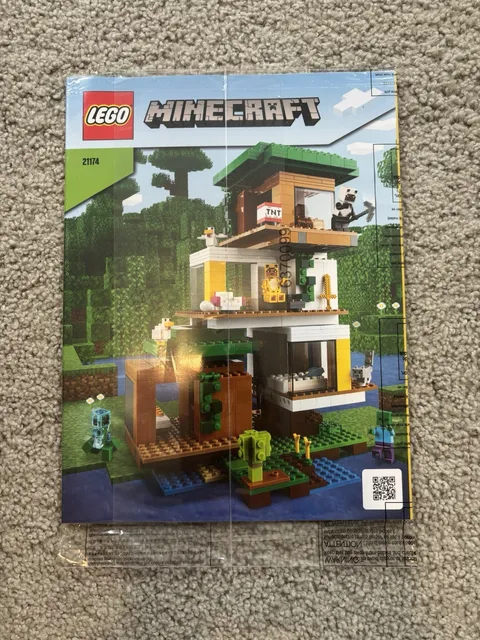 SEALED LEGO Minecraft The Modern Treehouse 21174 - Illustrated Manual Booklet