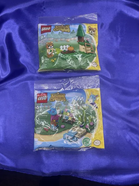 LEGO 30703 & 30662 Animal Crossing Lot Julian’s Beach Painting & Maple’s Garden