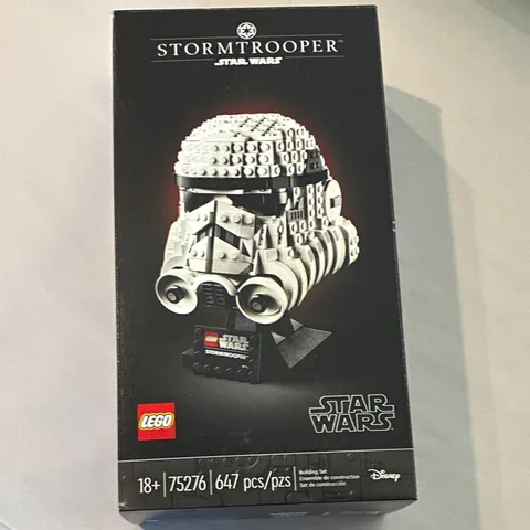 LEGO Star Wars Stormtrooper Helmet 75276 647pcs Display Stand Included Box
