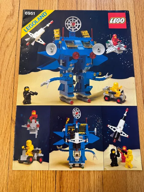 Lego Space Robot Command Centre (6951) Instruction Booklet Only