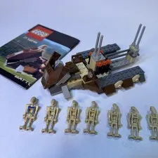 LEGO Star Wars Battle Droid Carrier 7126 Complete w/ Minifigures & Instructions