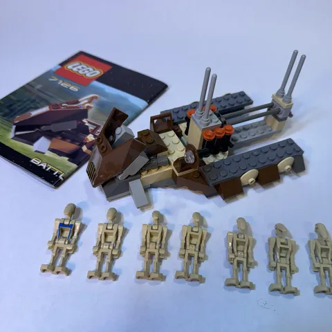 LEGO Star Wars Battle Droid Carrier 7126 Complete w/ Minifigures & Instructions