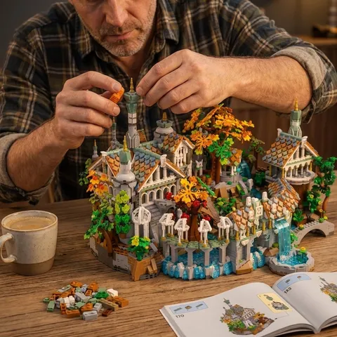Elf Lock Building Blocks Moc Technic 10316 80121 71861 21353 21063 43263 76453