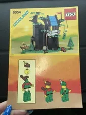 LEGO Legoland Castle 6054 Forestmen's Hideout Instruction Manual (MANUAL ONLY)