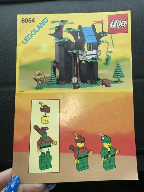 LEGO Legoland Castle 6054 Forestmen's Hideout Instruction Manual (MANUAL ONLY)