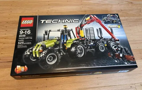 LEGO 8049 Technic: Tractor with Log Loader NISB Pristine Retired Rare