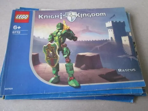 Lego Building Instructions Instruction 8772 Knights Kingdom Rascus