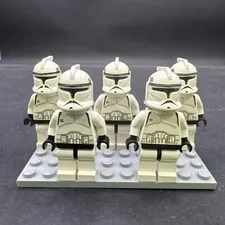 LEGO Star Wars Phase 1 Clone Trooper SW0058 Lot Of 5 E H3B3