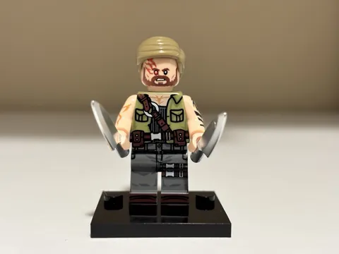 Lego Mortal Kombat Kano Minifigure Custom Printed