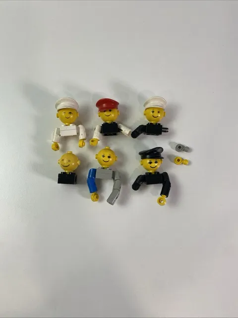 Lego Vintage Homemaker Minifigures Lot of 6 Figures Parts Pieces 1970s