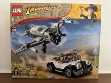 LEGO Indiana Jones: Fighter Plane Chase (77012) Brand New Factory Sealed!