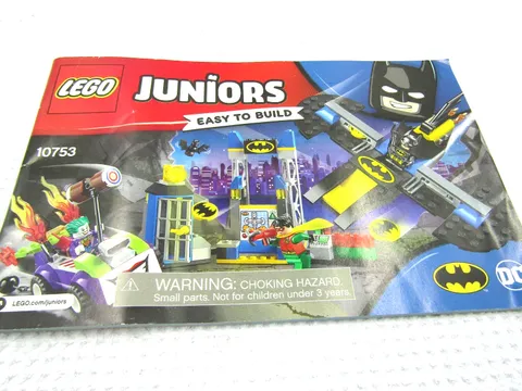 LEGO 10753 Batman Juniors Easy To Build Instruction Manual Only No Blocks 