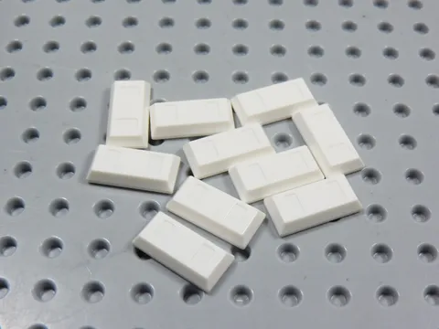 LEGO Lot of 10 White Ingot Bar Treasure Accessory Minifig BI