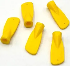 Lego 5 New Yellow Minifigure Utensils Oar Paddle Head Parts