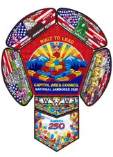 BOY SCOUT BSA CAPITOL AREA COUNCIL OA 99 2026 JAMBOREE 7-PATCH JSP CSP SET LEGO!