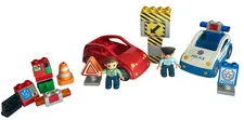 Lego Duplo Town # 4963 Police Patrol# 4964 Highway Help Incomplete