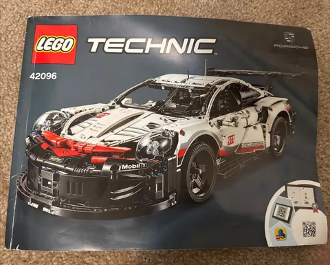 Instruction ONLY NO BRICKS Lego Technic Porsche 911 RSR 42096 Manual Only
