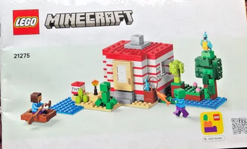 Lego Minecraft 21275 Instruction Manual ONLY