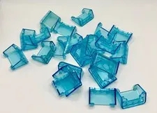 LEGO Trans-Light Blue Windscreen Lot #1 inv.613