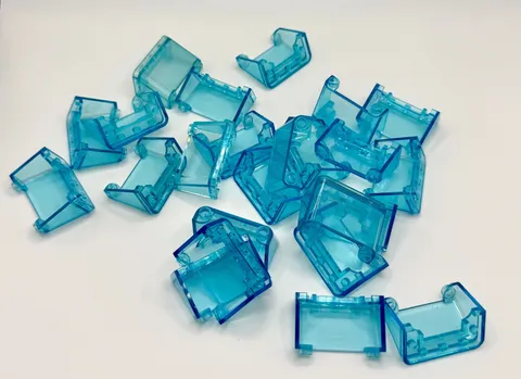 LEGO Trans-Light Blue Windscreen Lot #1 inv.613
