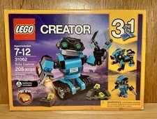 Lego Creator 3 In 1 Robo Explorer 31062 Light Brick Included (Sealed) New