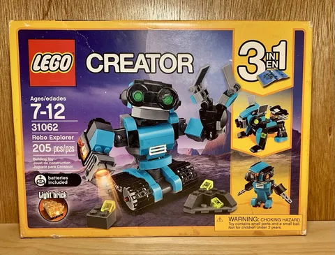 Lego Creator 3 In 1 Robo Explorer 31062 Light Brick Included (Sealed) New