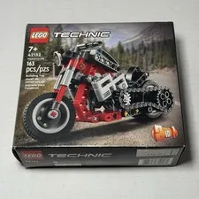 Lego Motorcycle 42132 Technic Minifigure Building Set USED COMPLETE ALL PIECES