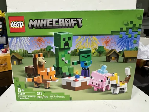 Lego Minecraft # 21281 - Baby Pig’s Birthday Celebration - Factory Sealed