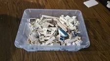 Legos White Misc Bulk Tub